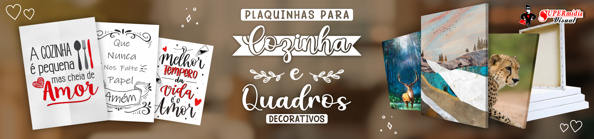 PLACAS E QUADROS