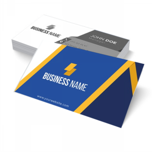 Cartão de visita Couchê 300g 9x5cm 4x4 Verniz Total Brilho Corte Reto 