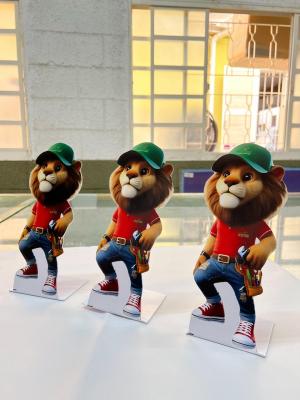 Display de Mesa 4x0 - 2mm Adesivado com Recorte Especial     