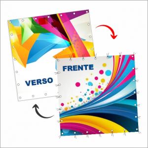 Lona 4X4 Lona 440g  4x4 - Frente e Verso  com ilhos 