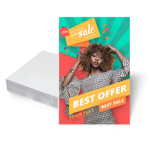 Panfleto Couchê 90g 14x20 4x0 Sem Verniz Corte Reto 